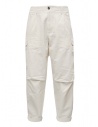 Monobi Herringbone cream white cargo pants buy online 15278147 NATURALE 4000