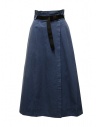 Cellar Door Ingrid long blue wrap skirt buy online INGRID BEACON BLUE RF672 68