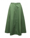 Cellar Door Ambra A-shaped skirt in green cotton buy online AMBRA DARK GREEN RC564 77