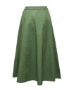 Cellar Door Ambra A-shaped skirt in green cotton shop online womens skirts
