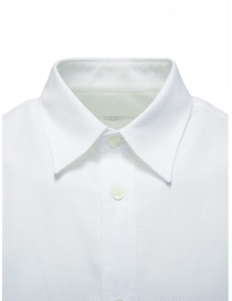 Cellar Door Mark white honeycomb long sleeve shirt mens shirts price