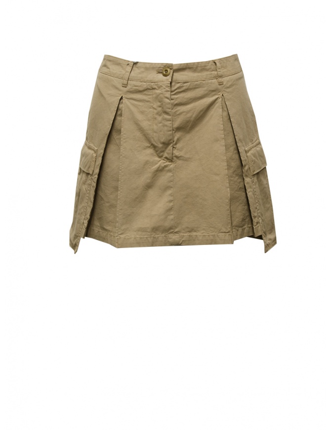 Cellar Door tobacco colored cargo mini skirt KELLY TOBACCO BWN RF672 05 womens skirts online shopping