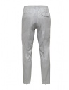 Cellar Door Ciak pantaloni in cotone grigio ghiaccio con elasticoshop online pantaloni uomo