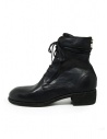 Guidi 795BZX black ankle boot with rear zip and laces 795BZX HORSE FULL GRAIN buy online