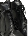 Guidi 795BZX black ankle boot with rear zip and laces price 795BZX HORSE FULL GRAIN shop online