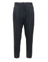 Cellar Door Leo dark blue trousers with pleats buy online LEO T MARITIME BLUE RQ050 69