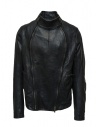 Carol Christian Poell LM/2700 black bison leather jacket with double zipper buy online LM/2700-IN BIAS-PTC/010