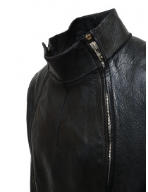 Carol Christian Poell LM/2700 black bison leather jacket with double zipper mens jackets buy online