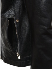 Carol Christian Poell LM/2700 black bison leather jacket with double zipper buy online price
