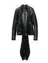 Carol Christian Poell LM/2700 giacca in pelle di bisonte nera con doppia zipshop online giubbini uomo