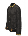Commun's mandarin shirt in black silk C111C BLACK price