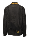 Commun's mandarin shirt in black silk shop online womens shirts
