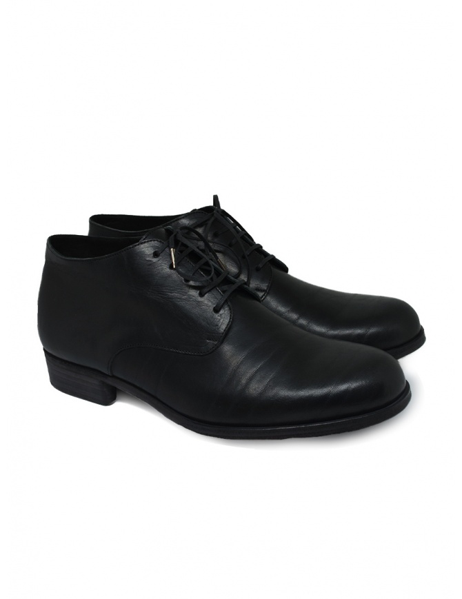 Petrosolaum Derby stivaletto nero in pelle 8180D-P-PO03 DERBY calzature uomo online shopping