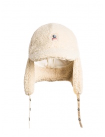Parajumpers Power Jockey white plush sherpa hat PAHAHA41 POWER JOCKEY HAT 0775 order online
