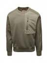 Parajumpers Crew sage green sweatshirt with front pocket buy online PMFLXM01 CREW NOWHERE 0225