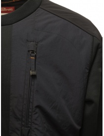 Parajumpers Crew black sweatshirt with front pocket buy online price