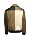 Qbism beige-black-white patchwork bomber jacket AFW BEIGE/BLK/WHT buy online