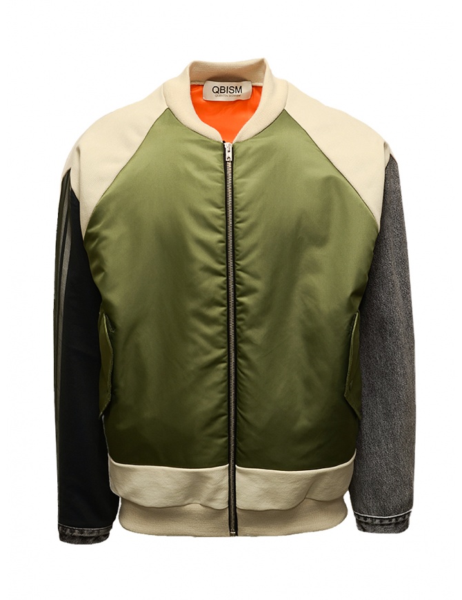 Qbism bomber verde oliva beige grigio BFW BEIGE/OLIVE/GREY giubbini uomo online shopping