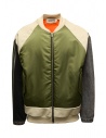 Qbism bomber verde oliva beige grigio acquista online BFW BEIGE/OLIVE/GREY