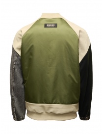 Qbism bomber verde oliva beige grigio acquista online