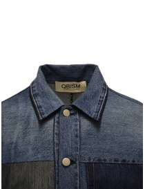 Qbism giacca in jeans patchwork giubbini uomo acquista online