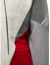 Qbism grey-white-red hoodie with zip price EFW GREY/WHT/RED shop online