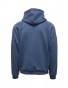 Qbism patchwork hooded sweatshirt with zip in blue-silver-white FFW BLUE/SILVER/WHT buy online