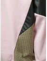 Qbism pink sweatshirt with patchwork inserts JFW PINK/BEIGE/BLK buy online