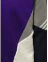 Qbism purple-white-grey color block patchwork sweatshirt IFW PURPLE/GREY/WHT buy online