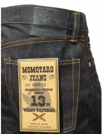 Momotaro 0306 Jeans blu scuro tight 13oz jeans uomo acquista online