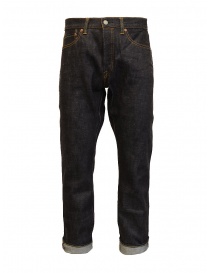 Mens jeans online: Momotaro 0605 Dark Blue Jeans 13oz