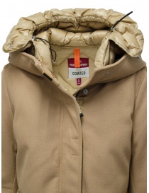 Parajumpers Camel-colored hooded coat - down jacket womens jackets buy online