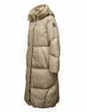 Parajumpers Liu extra long beige hooded down jacket shop online womens coats