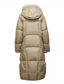 Parajumpers Liu extra long beige hooded down jacket price