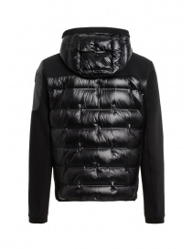 Parajumpers Gyles black padded jacket with pique sleeves buy online