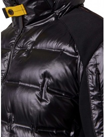 Parajumpers Gyles giacca imbottita nera con maniche in piquet prezzo