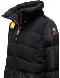 Parajumpers Eyma long black double fabric down jacket buy online