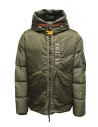 Parajumpers Vantage green hooded short down jacket buy online PMJKRU01 VANTAGE THYME 0610