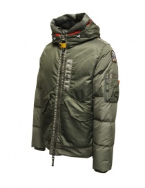 Parajumpers Vantage green hooded short down jacket buy online