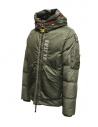 Parajumpers Vantage piumino corto verde con cappuccioshop online giubbini uomo