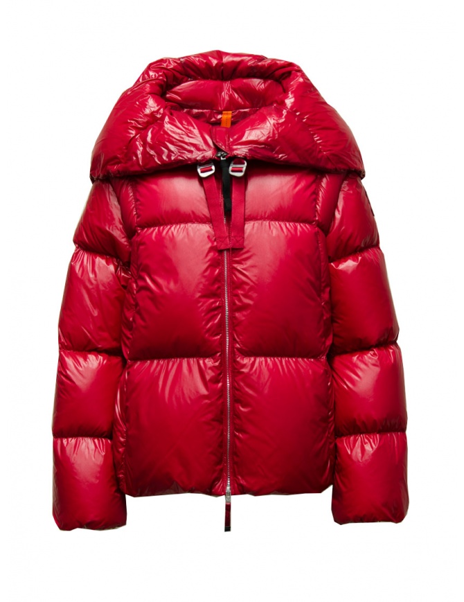 Parajumpers Water Flower short red down jacket PWPULP31 WATER LILY CERISE0351 womens jackets online shopping