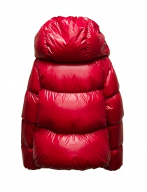 Parajumpers Water Flower short red down jacket