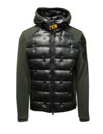 Parajumpers Gyles hybrid down jacket with piquet sleeves PMHYQP01 GYLES GREEN GABL0242 order online