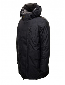 Parajumpers Hayate hooded long down jacket in black