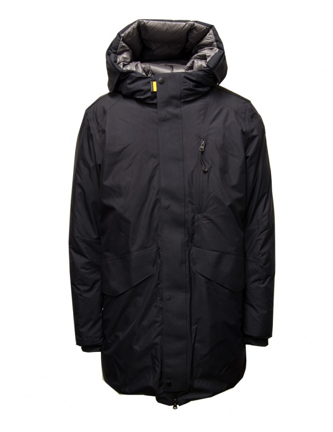 Parajumpers Hayate piumino lungo con cappuccio nero PMJKBL02 HAYATE BLACK 0541 giubbini uomo online shopping