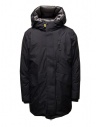 Parajumpers Hayate hooded long down jacket in black buy online PMJKBL02 HAYATE BLACK 0541