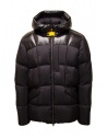 Parajumpers Sento short matt black hooded down jacket buy online PMPUMU02 SENTO BLACK 0541