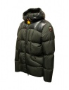 Parajumpers Sento short matt green hooded down jacket shop online mens jackets