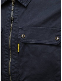 Parajumpers Tel blue cotton shirt jacket mens jackets buy online