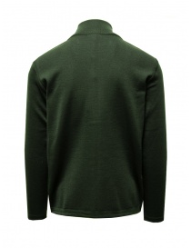 S.N.S. Herning Cardigan in lana verde con cerniera acquista online